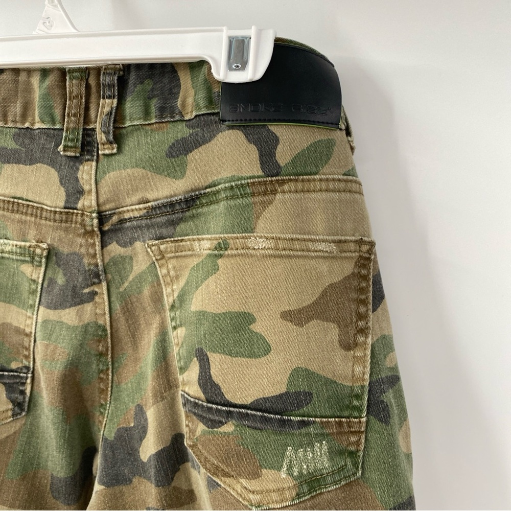 Camo Distressed Patchwork Jeans - image 9